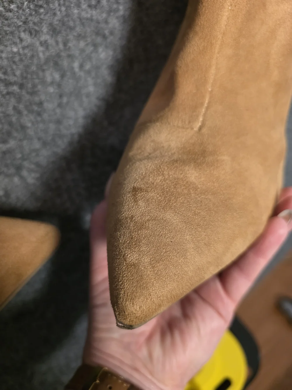 Torrid Tan Faux Suede Over The Knee Boots Women’s 9.5 WW Wide Calf